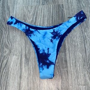 shein dark blue and light blue bottoms